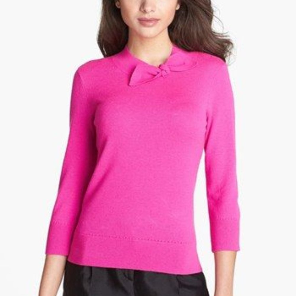 Kate Spade "abree" wool and cashmere pink sweater